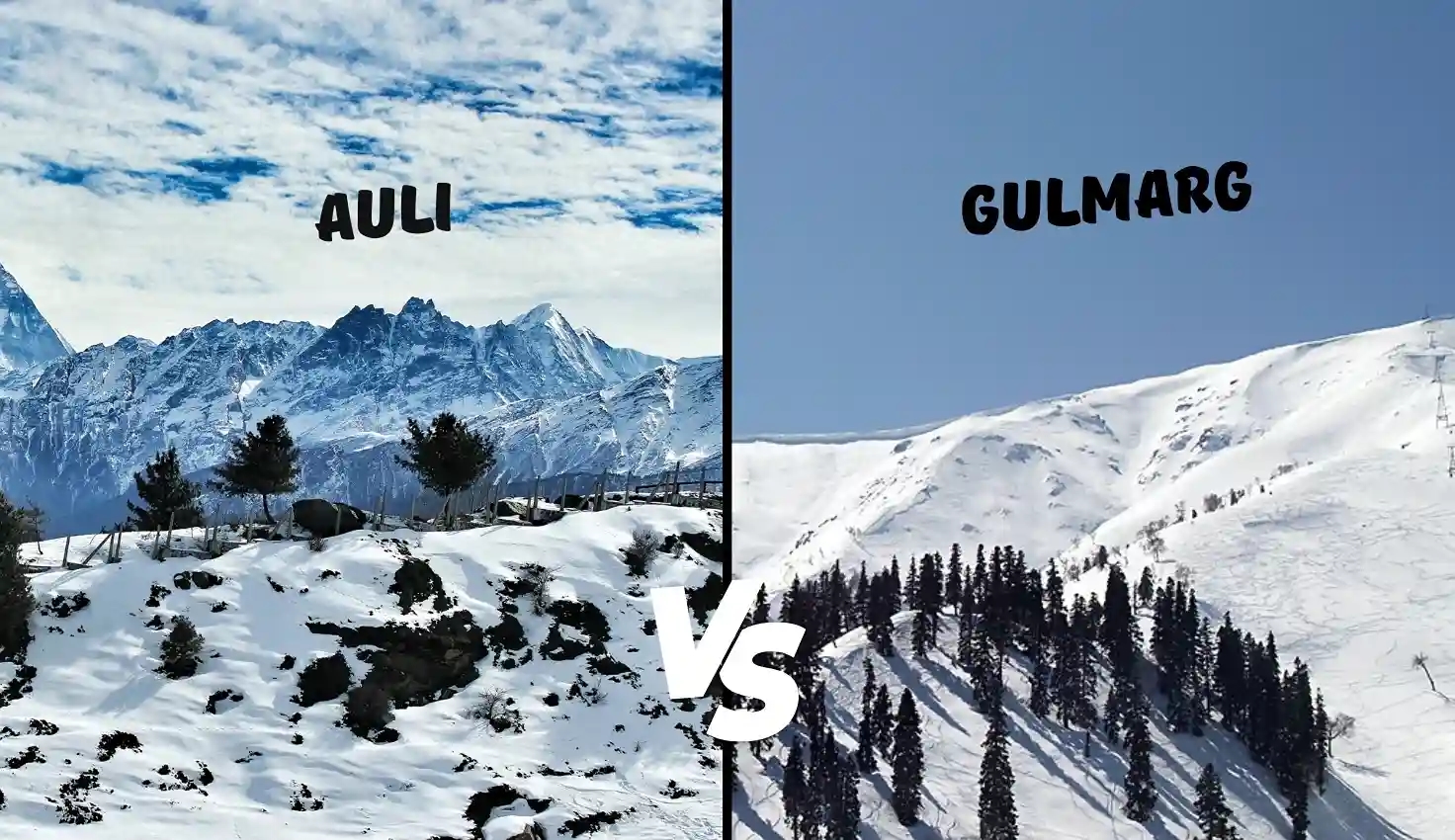 Auli vs Gulmarg: Your Perfect December 2025 Winter Escape