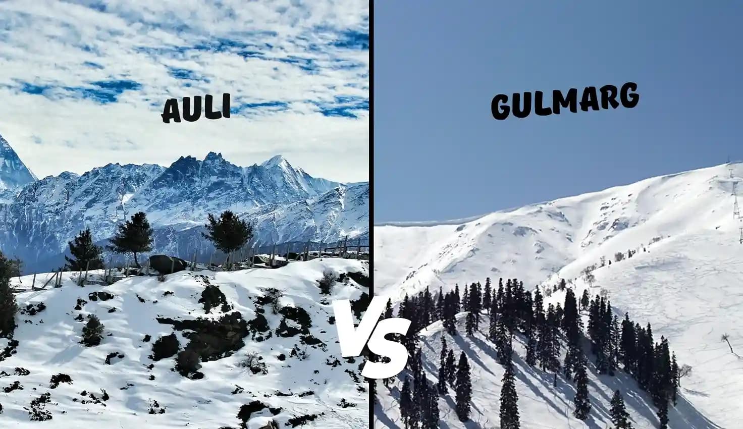 Auli vs Gulmarg: Your Perfect December 2025 Winter Escape