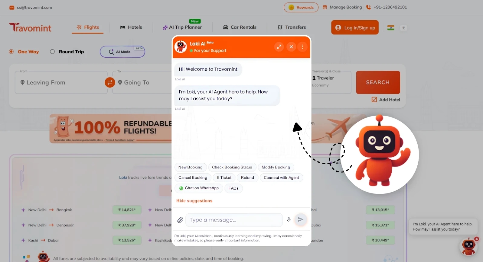 Travomint AI Chatbot: Your Smart Travel Planning Assistant Travomint AI Chatbot: Your Smart Travel Planning Assistant